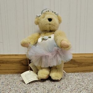 Muffy Vanderbear Paw De Deux Plush Bear with Tutu. Collectible Balletcore
